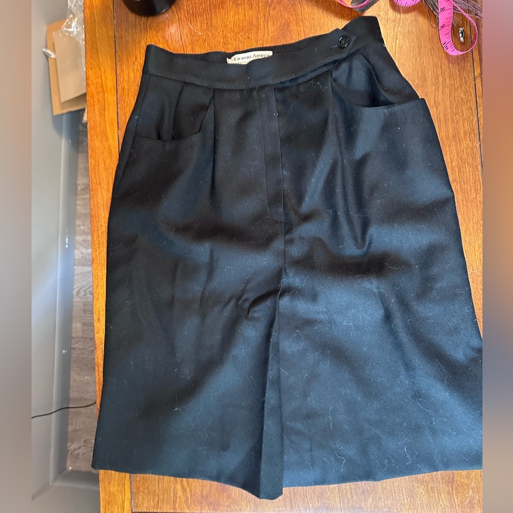 Vintage Armani pencil skirt